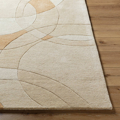 Besancon Modern Camel Area Rug