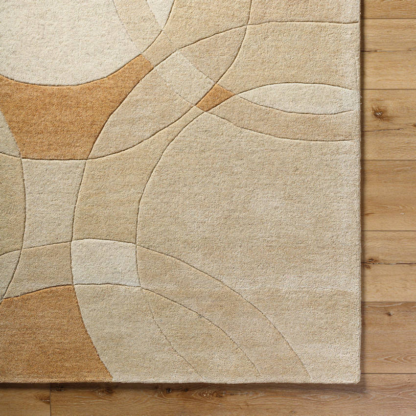 Besancon Modern Camel Area Rug