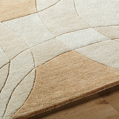 Besancon Modern Camel Area Rug