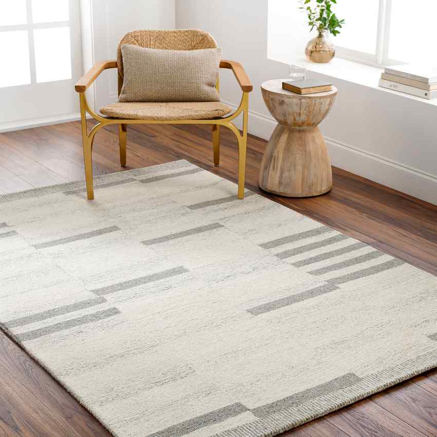 Kerkeinde Global Light Beige/Light Gray Area Rug