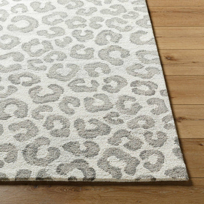 Gualberto Modern Light Silver Area Rug
