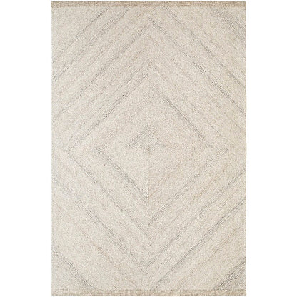 Montel Modern Ivory/Medium Brown Area Rug