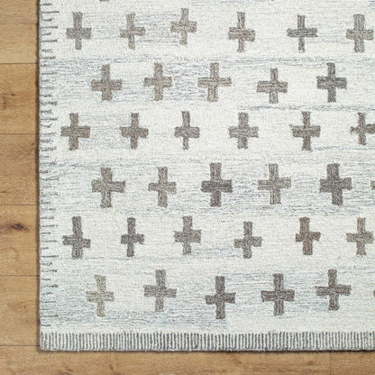 Kashena Modern Ivory/Medium Brown Area Rug
