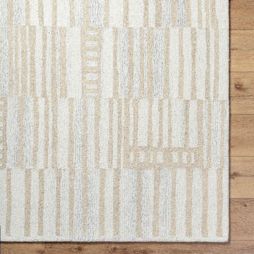 Calle Modern Light Gray Area Rug