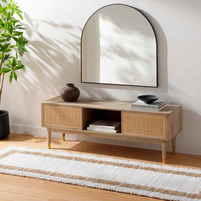 Dempsey Modern Ivory/Tan Area Rug