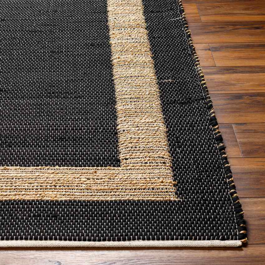 Dempsey Modern Black/Tan Area Rug