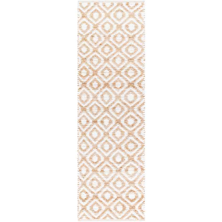 Diandria Modern White/Tan Area Rug