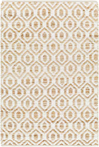 Diandria Modern White/Tan Area Rug