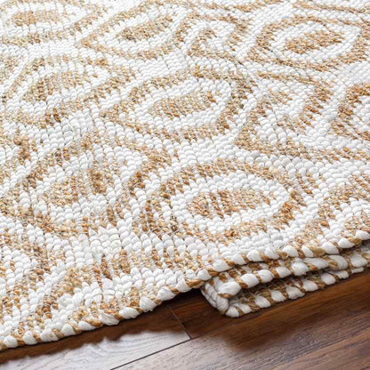 Diandria Modern White/Tan Area Rug