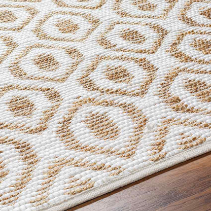Diandria Modern White/Tan Area Rug