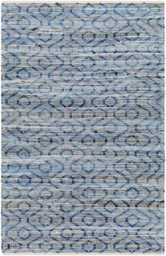 Ndrew Modern Dark Blue Area Rug