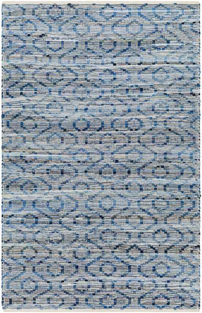 Ndrew Modern Dark Blue Area Rug