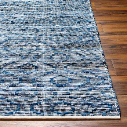 Ndrew Modern Dark Blue Area Rug