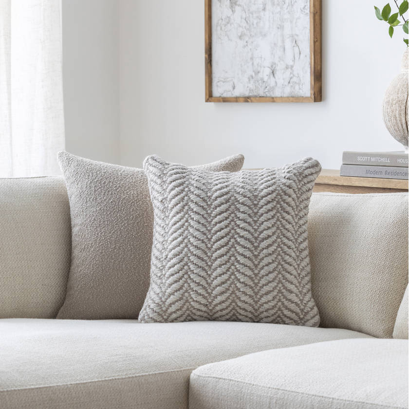 Hendry Ivory Pillow Cover
