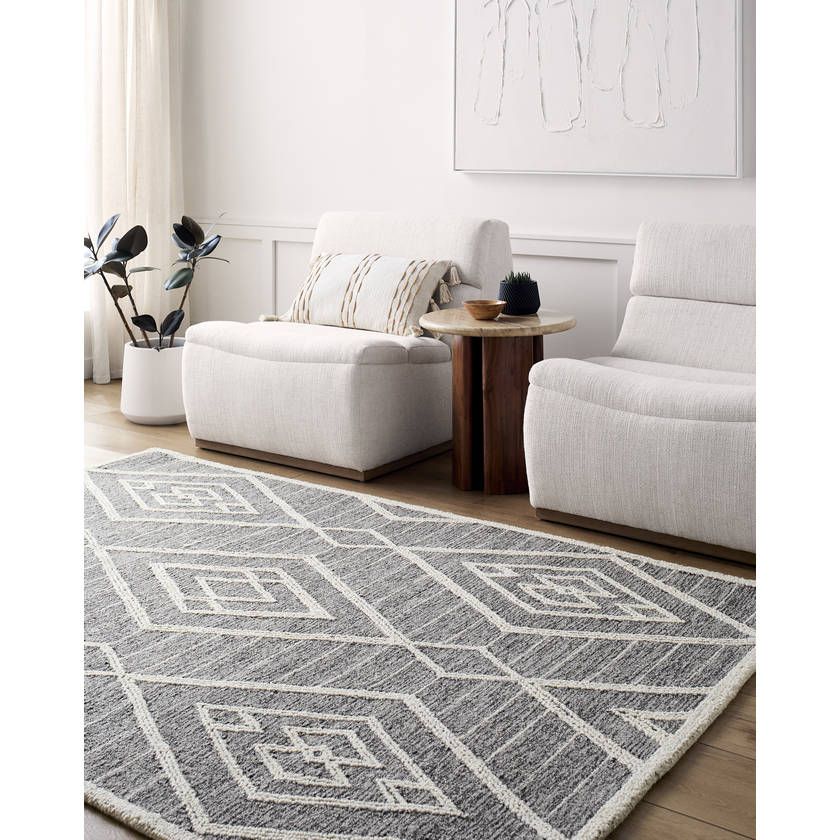 Ajit Global Grey Area Rug