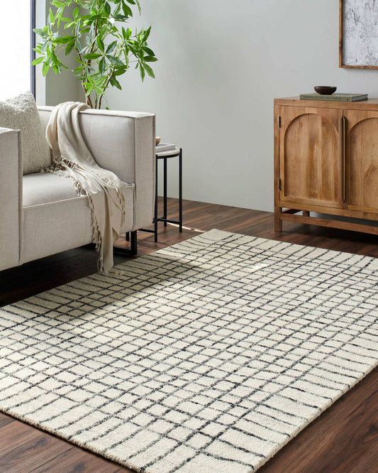 Edinburg Modern Off-White Area Rug