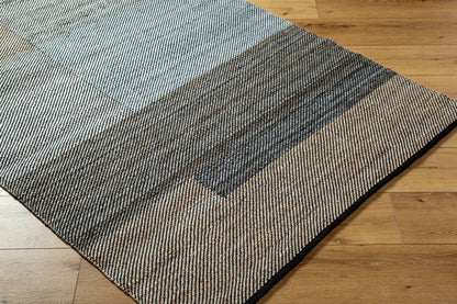 Quantisha Rustic Dark Grey Area Rug