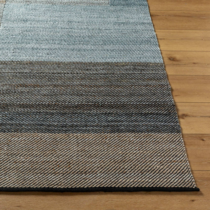 Quantisha Rustic Dark Grey Area Rug