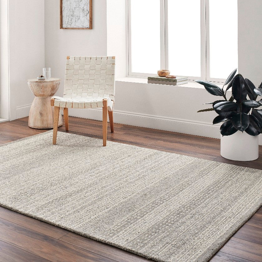 Melun Global Charcoal/Oatmeal Area Rug
