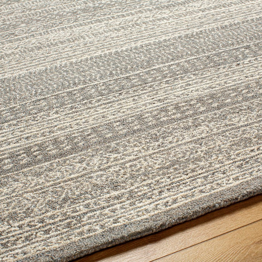 Melun Global Charcoal/Oatmeal Area Rug