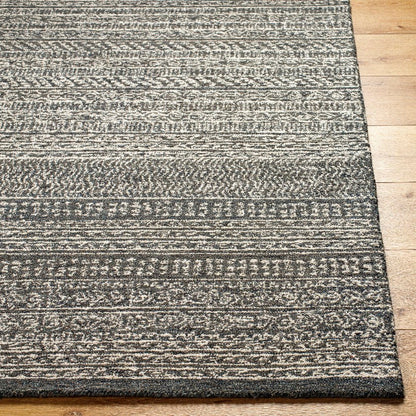 Melun Global Charcoal/Cream Area Rug