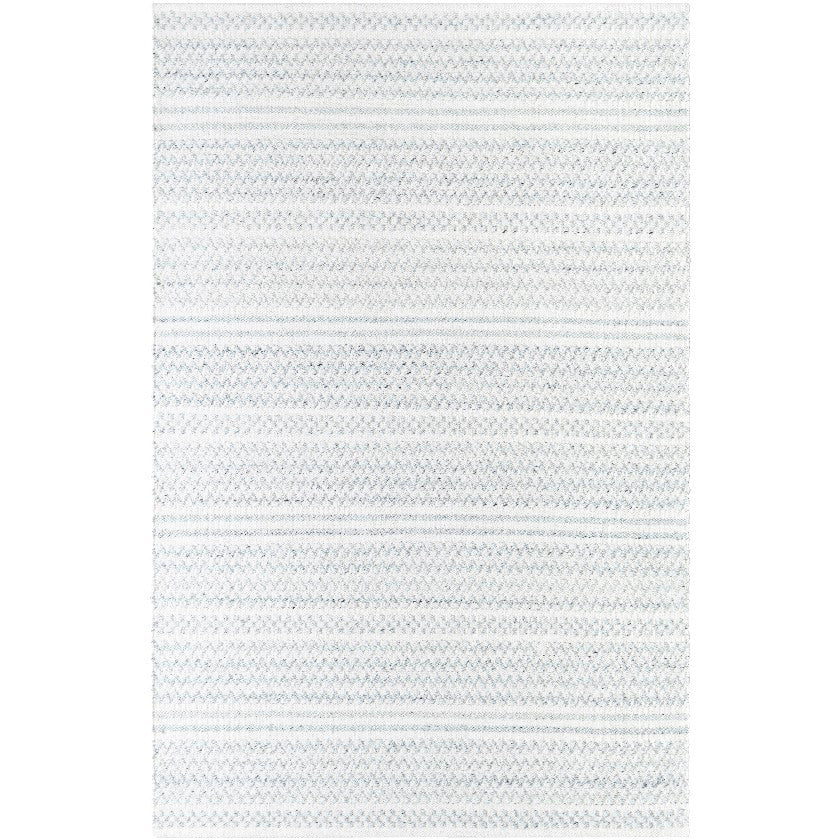 Precious Solid and Border Cream/Black Area Rug