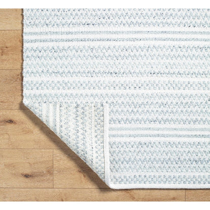 Precious Solid and Border Cream/Black Area Rug