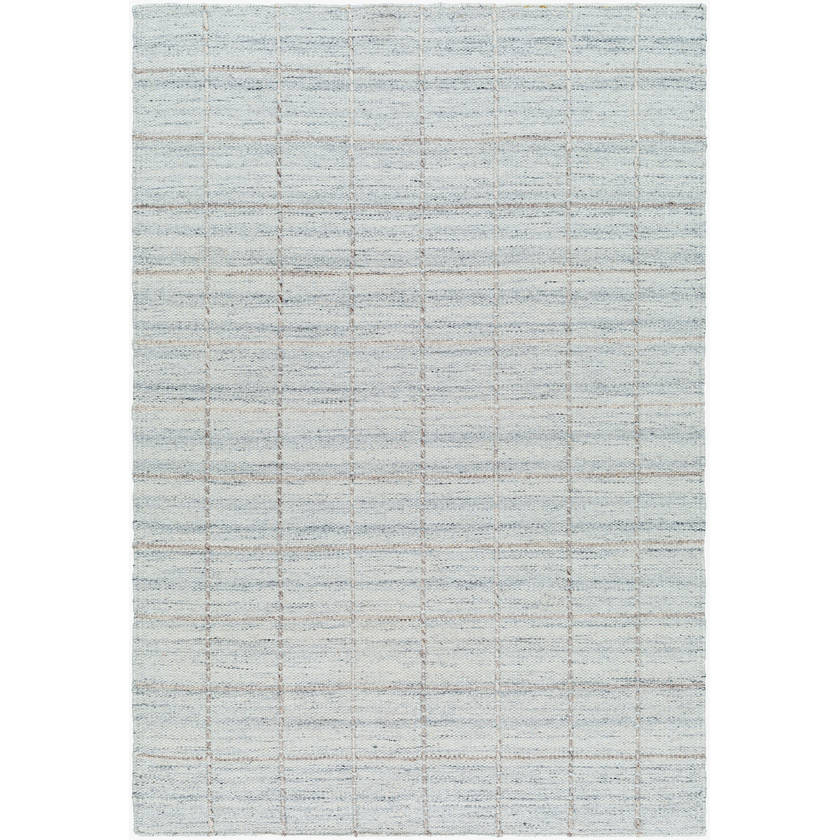 Ishaq Cottage Soft Blue Area Rug