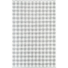 Jamaris Solid and Border Ivory Area Rug