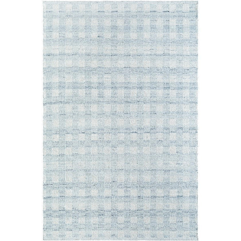 Jamaris Solid and Border Light Slate Area Rug