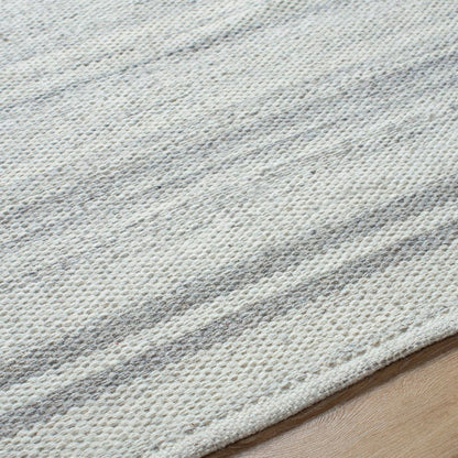 Janmichael Solid and Border Gray Area Rug