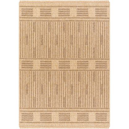 Jaira Cottage Dark Brown Area Rug