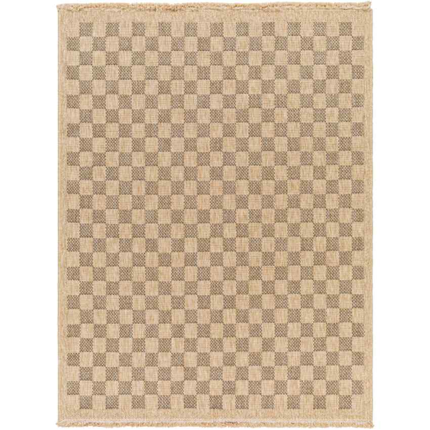 Rafi Cottage Light Brown/Black Area Rug