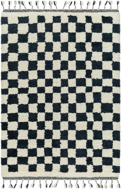 Klimmen Global Light Silver/Black Area Rug
