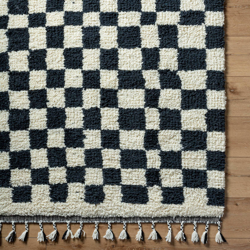 Klimmen Global Light Silver/Black Area Rug