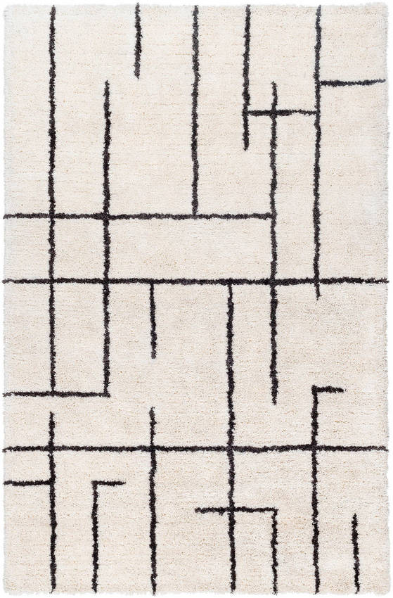 Ieasha Global Off-White/Onyx Area Rug