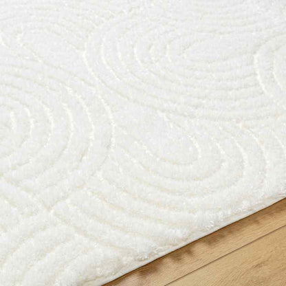 Shaquitta Modern Light Beige/Ivory Area Rug