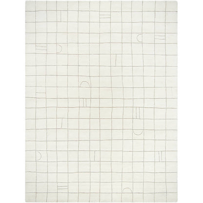 Leshawn Modern Light Silver Area Rug