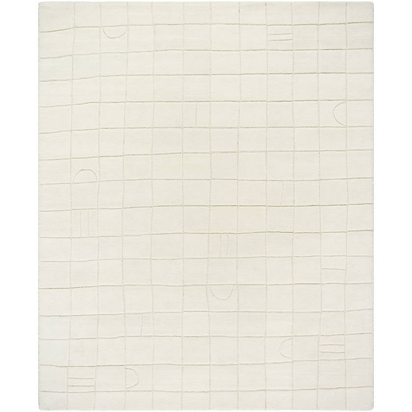 Leshawn Modern Pearl Area Rug