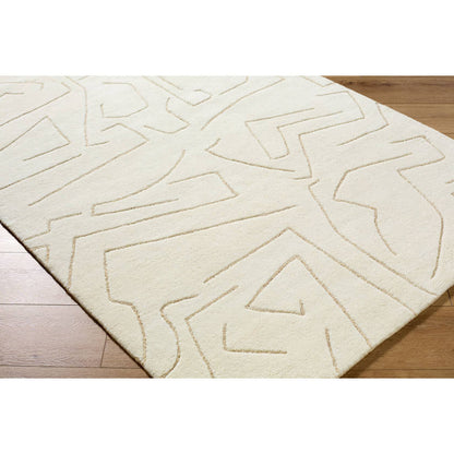 Jillienne Modern White Area Rug