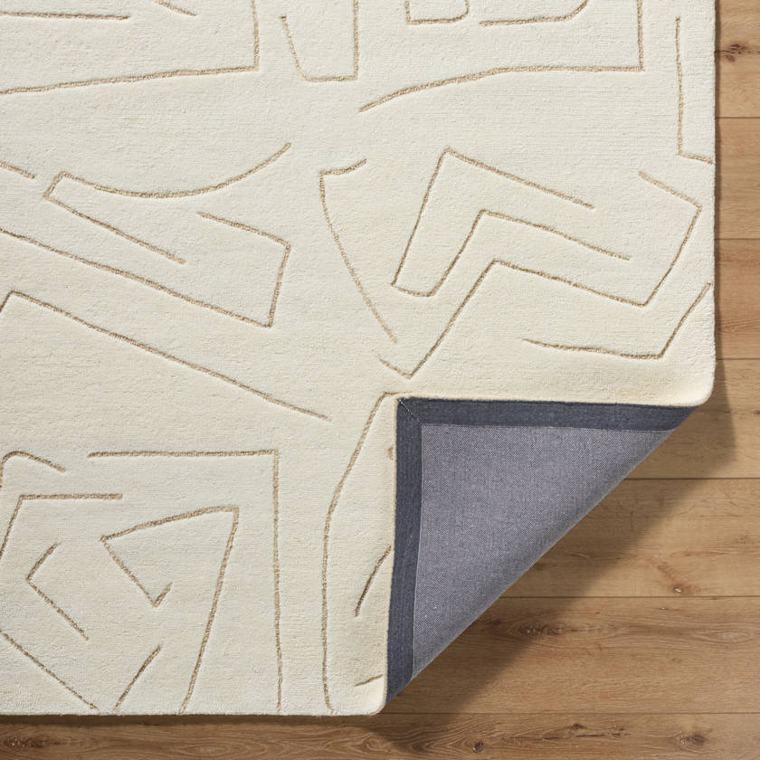 Jillienne Modern White Area Rug