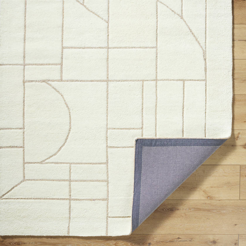 Benard Modern Off-White/Ash Area Rug