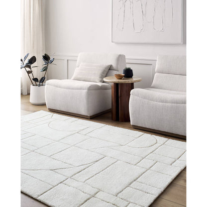 Benard Modern Off-White/Ash Area Rug
