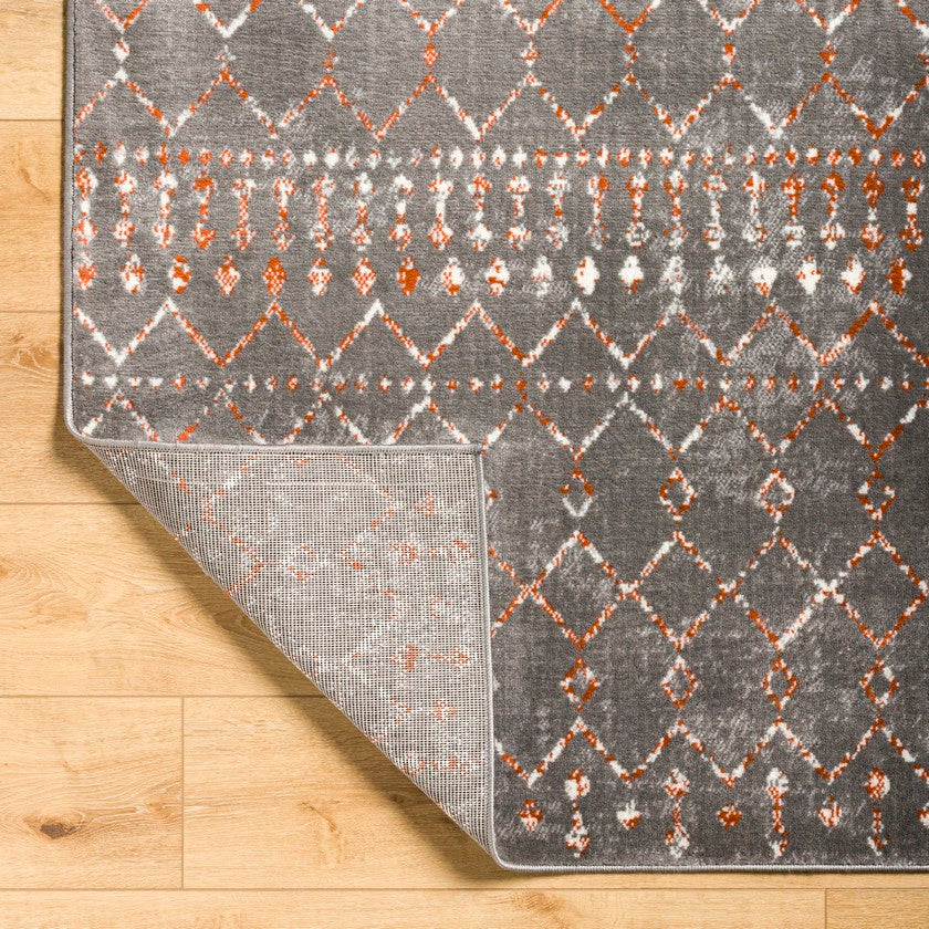 Olburgen Global Medium Gray Area Rug
