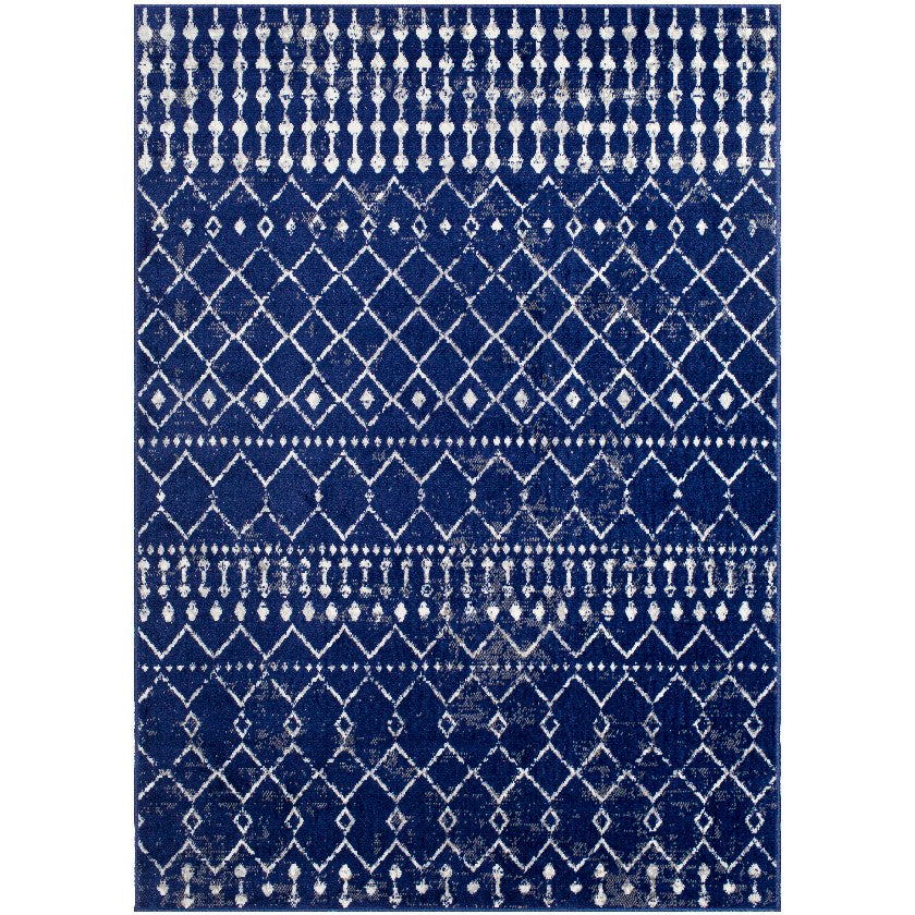 Olburgen Global Dark Blue/Charcoal Area Rug