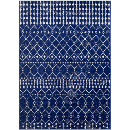 Olburgen Global Dark Blue/Charcoal Area Rug