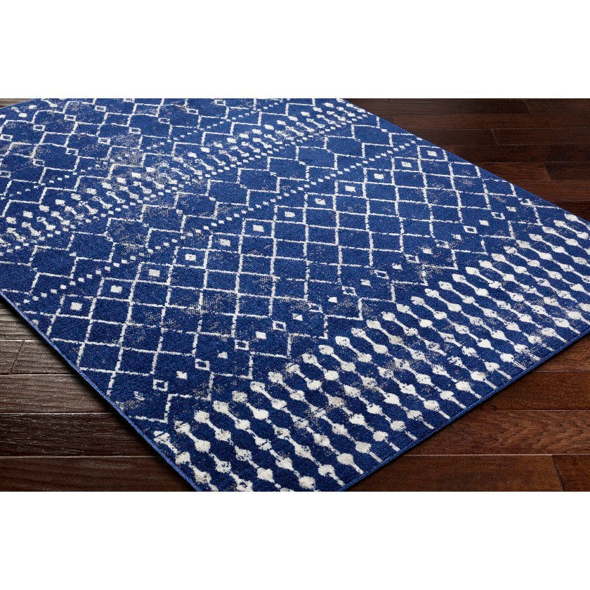 Olburgen Global Dark Blue/Charcoal Area Rug