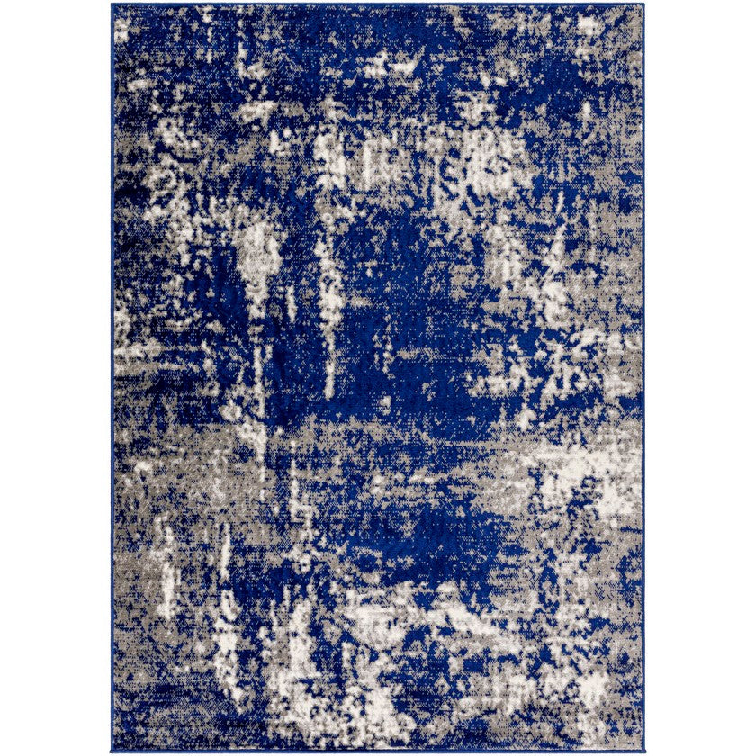 Ommeren Modern Navy Area Rug