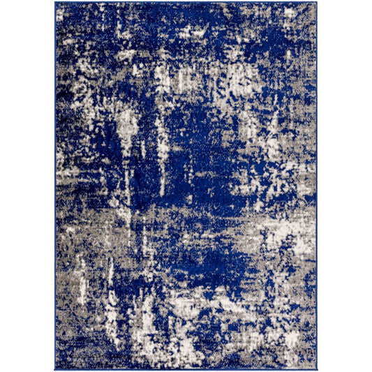 Ommeren Modern Navy Area Rug