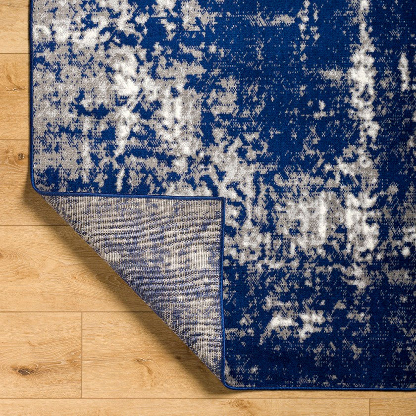 Ommeren Modern Navy Area Rug
